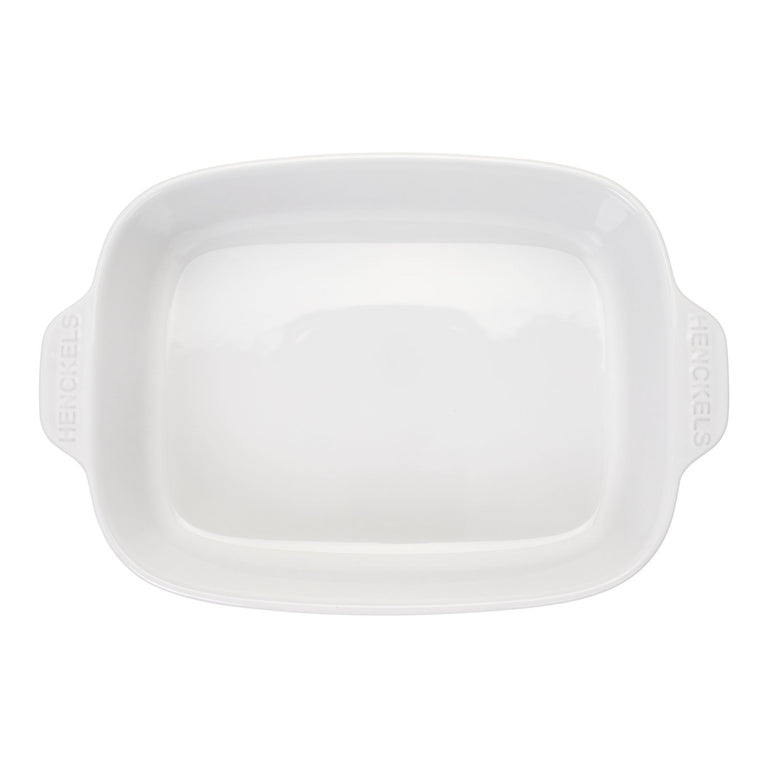Henckels 8pc Mixed Bakeware and Serving Set in White, Ceramics Series