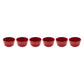 Henckels 6pc Ceramic Ramekin Set in Cherry Red, Ceramics Series