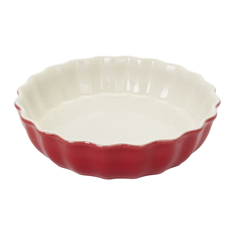 Henckels 8pc Mixed Bakeware and Serving Set in Cherry Red, Ceramics Series