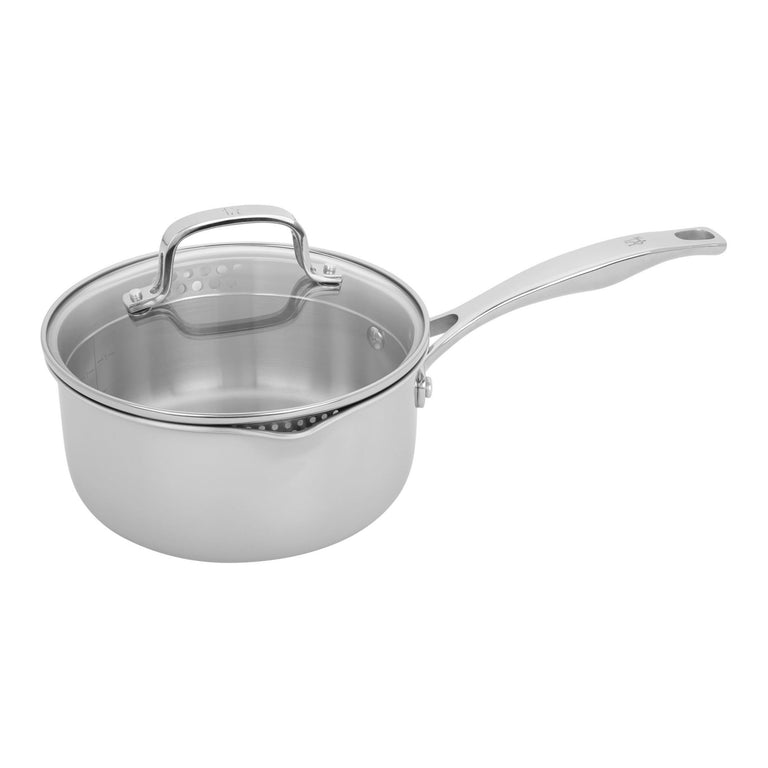 Henckels 2 Qt. Stainless Steel Sauce Pan with Lid, CLAD H3 Series