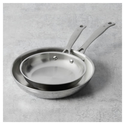 Henckels 2pc Stainless Steel Fry Pan Duo Set, CLAD H3 Series