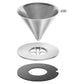 ZWILLING Stainless Steel Pour Over Coffee Dripper, Sorrento Double Wall Glassware Series