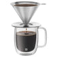 ZWILLING 2pc Pour Over Coffee Dripper Set, Sorrento Double Wall Glassware Series