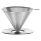 ZWILLING 2pc Pour Over Coffee Dripper Set, Sorrento Double Wall Glassware Series