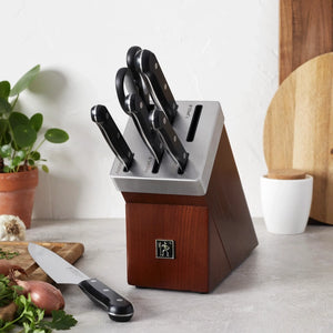Henckels 7pc Knife Set in Self-Sharpening Block, Solution Series