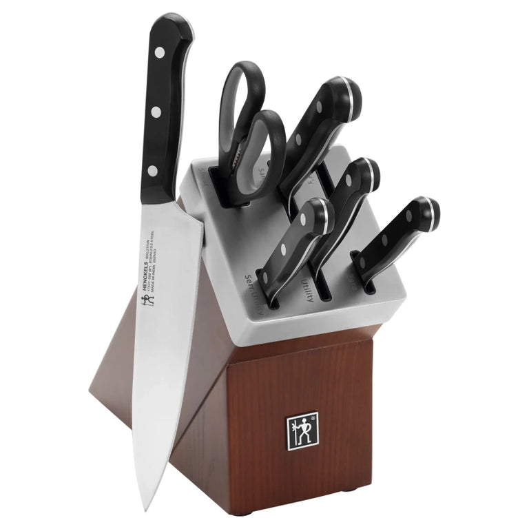 Henckels 7pc Knife Set in Self-Sharpening Block, Solution Series
