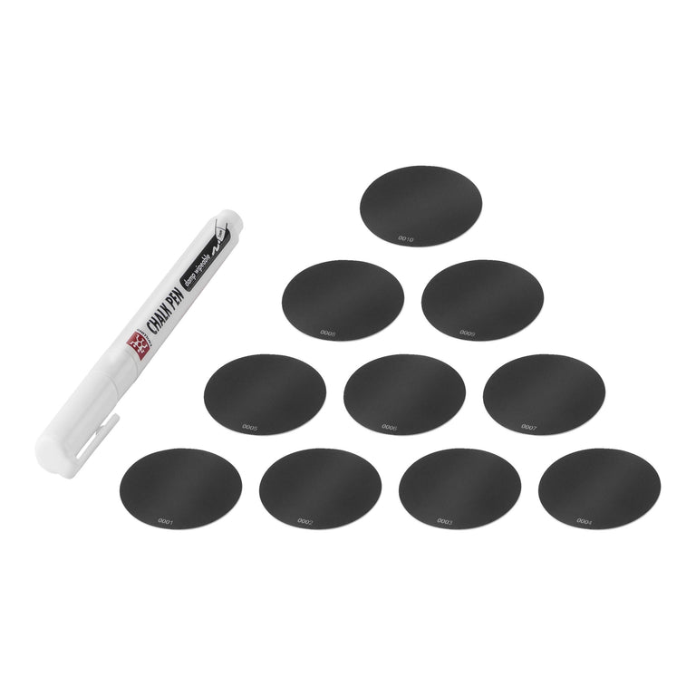 ZWILLING 10pc Silicone Label Set with Chalk Marker, Fresh & Save Cube Series