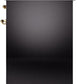 ILVE Nostalgie II 30" Induction Range with Element Stove and Electric Oven in Black with Brass Trim, UPI304NMPBKG