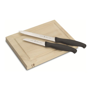 Henckels 3pc Bar Knife & Board Set, Paring Knives Series
