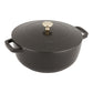Staub Cast Iron 3.75-qt Essential French Oven - Black