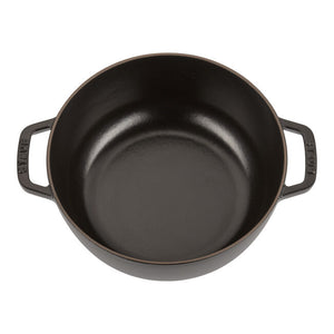 Staub Cast Iron 3.75-qt Essential French Oven - Black