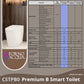 FORNO Acqua Luxurious Smart Toilet (Heated Seat, Auto Flush, Auto Lid, Powerful Flush, Sleek Tankless Design), CSTPB0