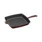 Staub Cast Iron 12-inch Square Grill Pan - Grenadine