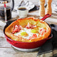 Staub 11'' Cast Iron Traditional Deep Skillet in Cherry Red, Fry Pans/Skillets Series