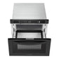Cosmo Haven 24" 1.2 cu. ft. Built-in Microwave Drawer, 1000W, Touch Controls, Defrosting Rack in Matte Black, COS-12MWDBK