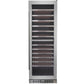 Danby Silhouette 24" 129 Bottle Dual Zone Wine Cooler with LED Lights, SPRWC140D1SS