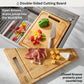 FORNO Acqua 33" Drop-In/Undermount 3 Level Workstation Sink, Waterfall Faucet, Glass Rinser in Stainless Steel, D-WP30