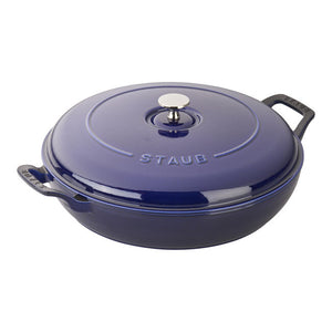 Staub Cast Iron 3.5-qt Braiser - Dark Blue