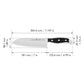 Henckels 7" Hollow Edge Santoku Knife, Statement Series