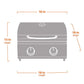 Monument Grills Table Top 13742 Series | 2 Burner Gas Grill in Stainless Steel
