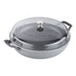 Staub Cast Iron 3.5-qt Braiser with Glass Lid - Graphite Grey