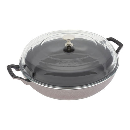 Staub Cast Iron 3.5-qt Braiser with Glass Lid - Lilac