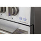 Kucht 48" Pro-Style Natural Gas Dual Fuel Range with 4 Burners in Stainless Steel, KDF482-S