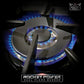 Kucht Professional 48 in. 6.7 cu ft. Natural Gas Range with Red Door and Silver Knobs, KNG481-R