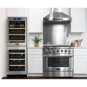 Kucht Professional 36 in. 5.2 cu ft. Propane Gas Range with Silver Knobs, KNG361/LP-S