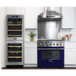 Kucht Professional 36 in. 5.2 cu ft. Natural Gas Range with Blue Door and Silver Knobs, KNG361-B