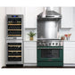 Kucht Professional 36 in. 5.2 cu ft. Propane Gas Range with Green Door and Silver Knobs, KNG361/LP-G