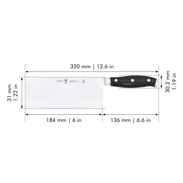 Henckels 7" Meat Cleaver Knife, Forged Premio Series
