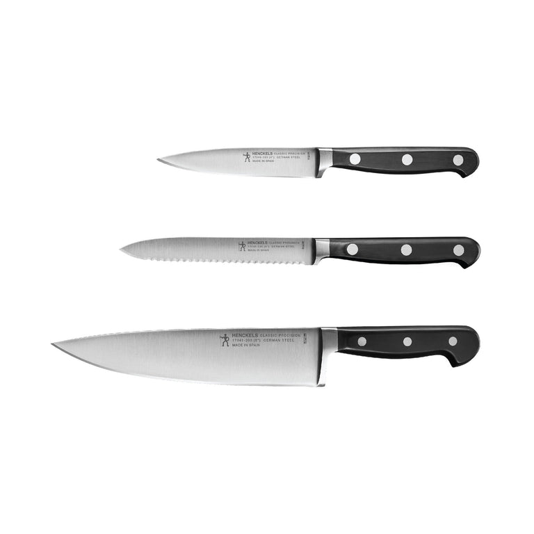 Henckels 3pc Starter Knife Set, Classic Precision Series