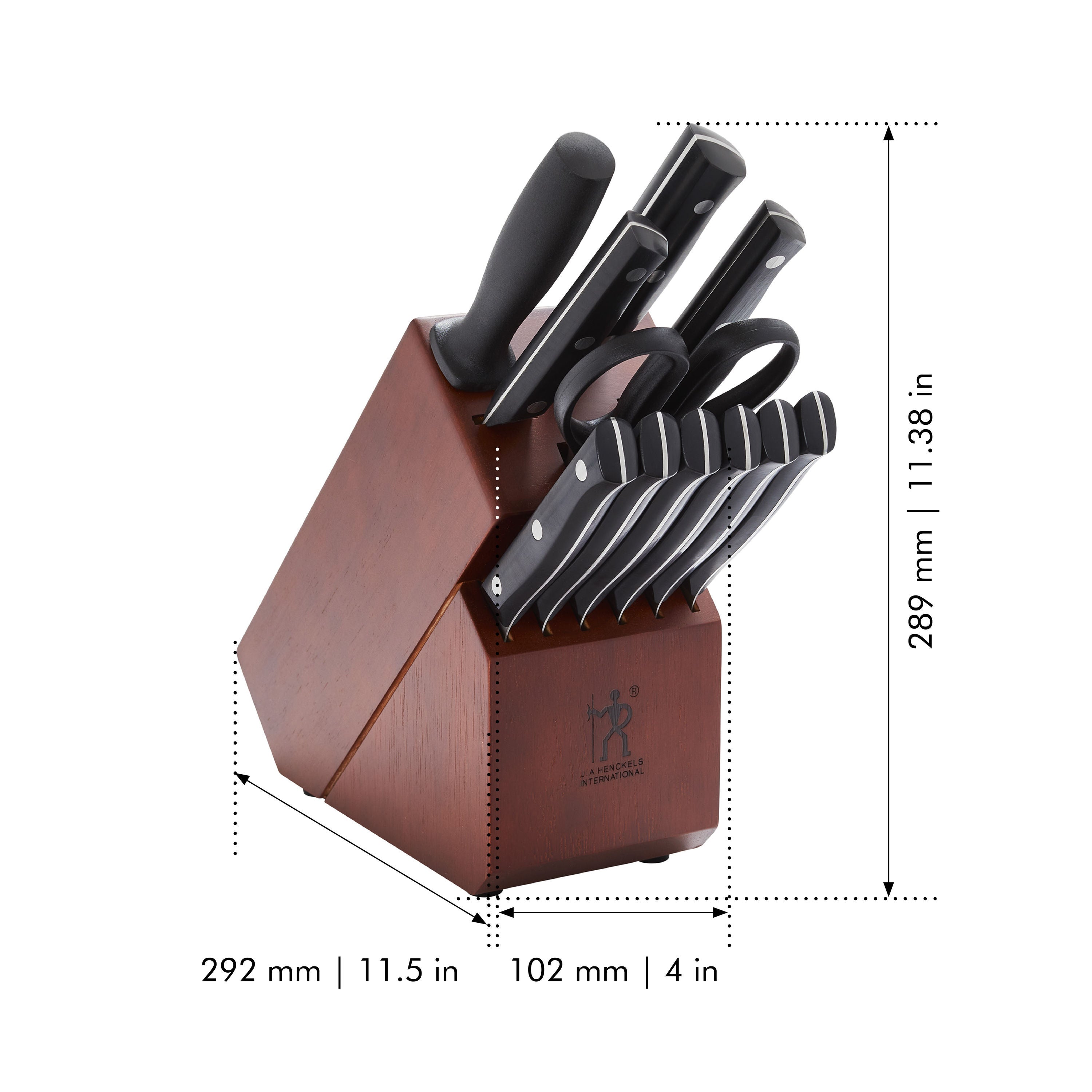 Henckels 12pc Knife Block Set, Dynamic Series Premium Home Source