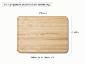 Caraway 17” Prep & Serve Butcher Block