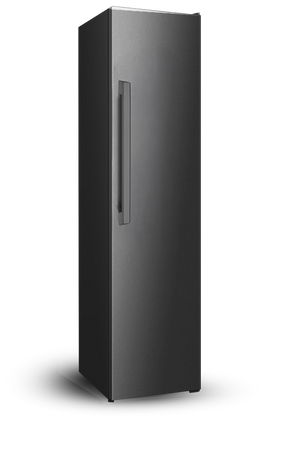 Induction Hardware 18-Inch Freezer Built-In Column with Ice Maker, Black Stainless Steel, FRC-18-BS
