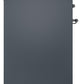 ILVE Nostalgie II 30" Induction Range with Element Stove and Electric Oven in Blue Grey with Chrome Trim, UPI304NMPBGC