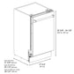 ZLINE Tallac 18-Inch Top Control Built-In Dishwasher, Red Gloss Panel, Traditional Handle, 51 dBA, DWV-RG-18