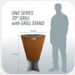 Arteflame Grill Stand - For 30" One Series Arteflame Grills, GRSTAND20