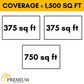 MRCOOL DIY Mini Split - 36,000 BTU 3 Zone Ceiling Cassette Ductless Air Conditioner and Heat Pump with 50 ft. Install Kit, DIYM336HPC02C74