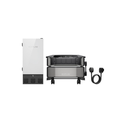 EcoFlow Package - DELTA Pro Ultra Single Inverter, 1 x Battery Pack (6kWh) and Smart Home Panel 2, EFDPU-BP-SHP2-US