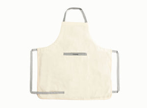 Caraway Linen Apron in Cream