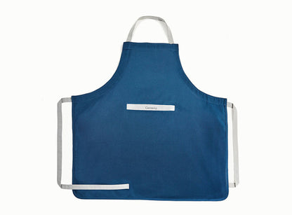 Caraway Linen Apron in Navy