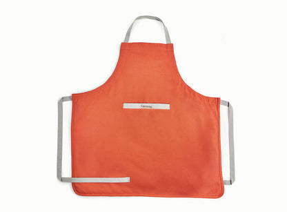 Caraway Linen Apron in Perracotta