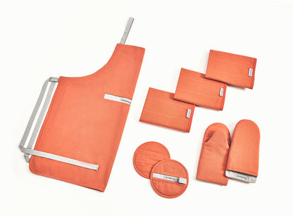 Caraway Classic Linens Set in Perracotta