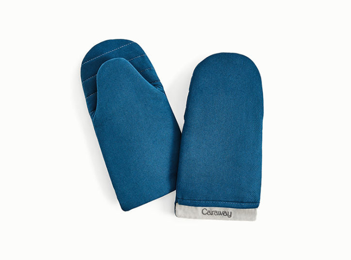 Caraway Oven Mitts in Navy