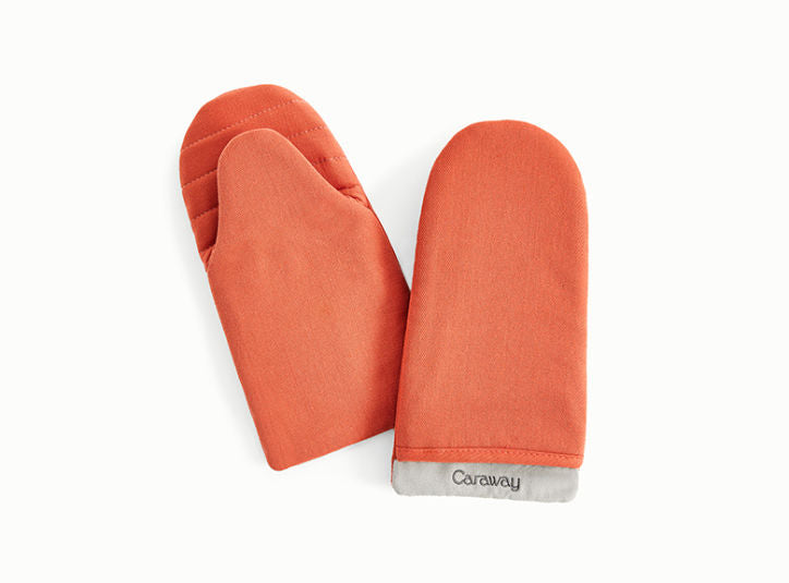 Caraway Oven Mitts in Perracotta