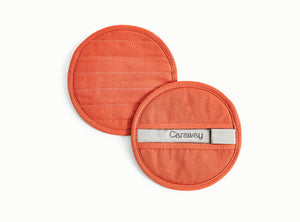 Caraway Pot Holders in Perracotta