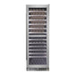 Danby Silhouette 24" 129 Bottle Dual Zone Wine Cooler with LED Lights, SPRWC140D1SS
