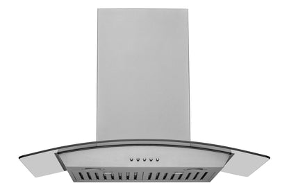 Hauslane Chef 30-in Convertible Stainless Steel Wall-Mounted Range Hood